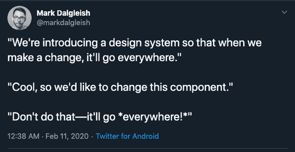 design system tweet