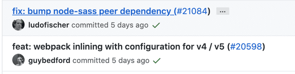 github commits